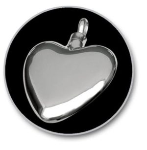 Sterling Silver Heart Keepsake Pendant