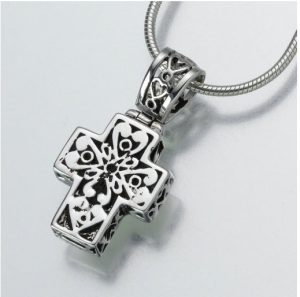 Sterling Silver Filigree Cross Pendant