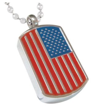 Stainless Steel Flag Pendant